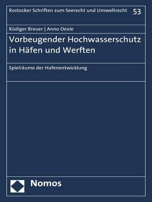 cover image of Vorbeugender Hochwasserschutz in Häfen und Werften